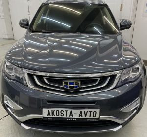 Оклейка Geely Atlas антигравийной пленкой